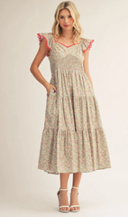 "Emily" Tiny Floral Print  Dress, 2 colors - The Katie Grace Boutique