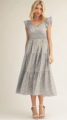 "Emily" Tiny Floral Print  Dress, 2 colors - The Katie Grace Boutique