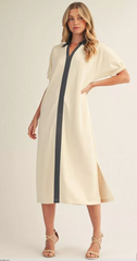 "Oprah" Midi Dress Luxe Knit - The Katie Grace Boutique