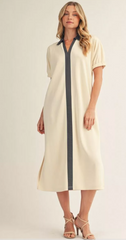 "Oprah" Midi Dress Luxe Knit - The Katie Grace Boutique