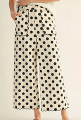 Restocked! "Carmen" Scalloped Polka Pants