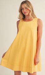 "Sunshine" French Terry Dress