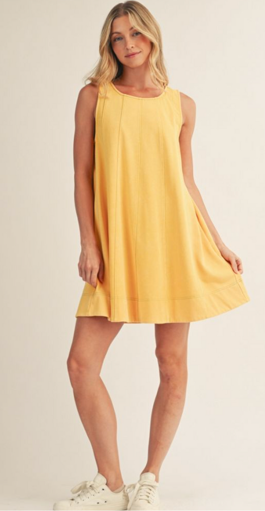"Sunshine" French Terry Dress