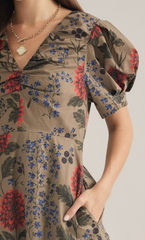 "Camille" Midi Dress