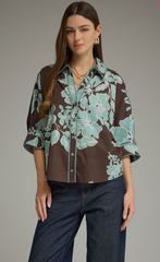 "Willow" 3/4 Sleeve Blouse
