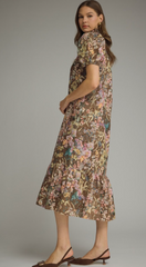 "Camille" Midi Dress - The Katie Grace Boutique