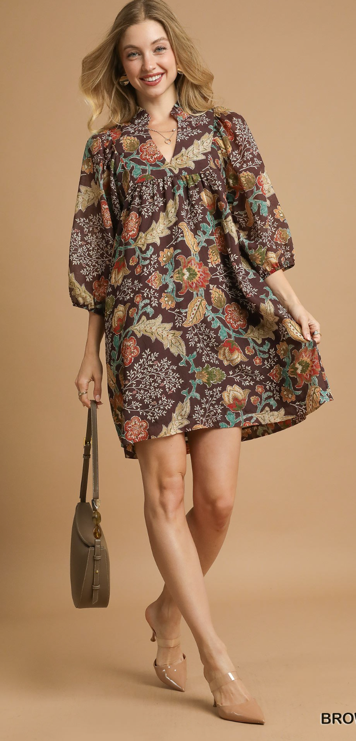 "Wren" Floral Dress - The Katie Grace Boutique