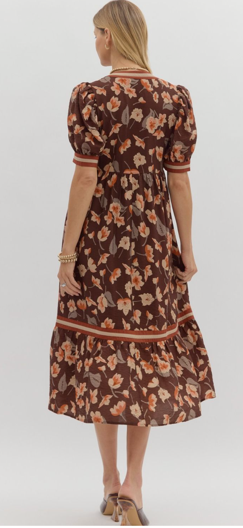 "Trina" Midi Dress - The Katie Grace Boutique