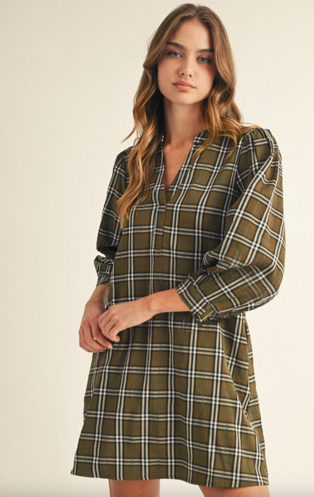 "Stacey" Plaid Dress