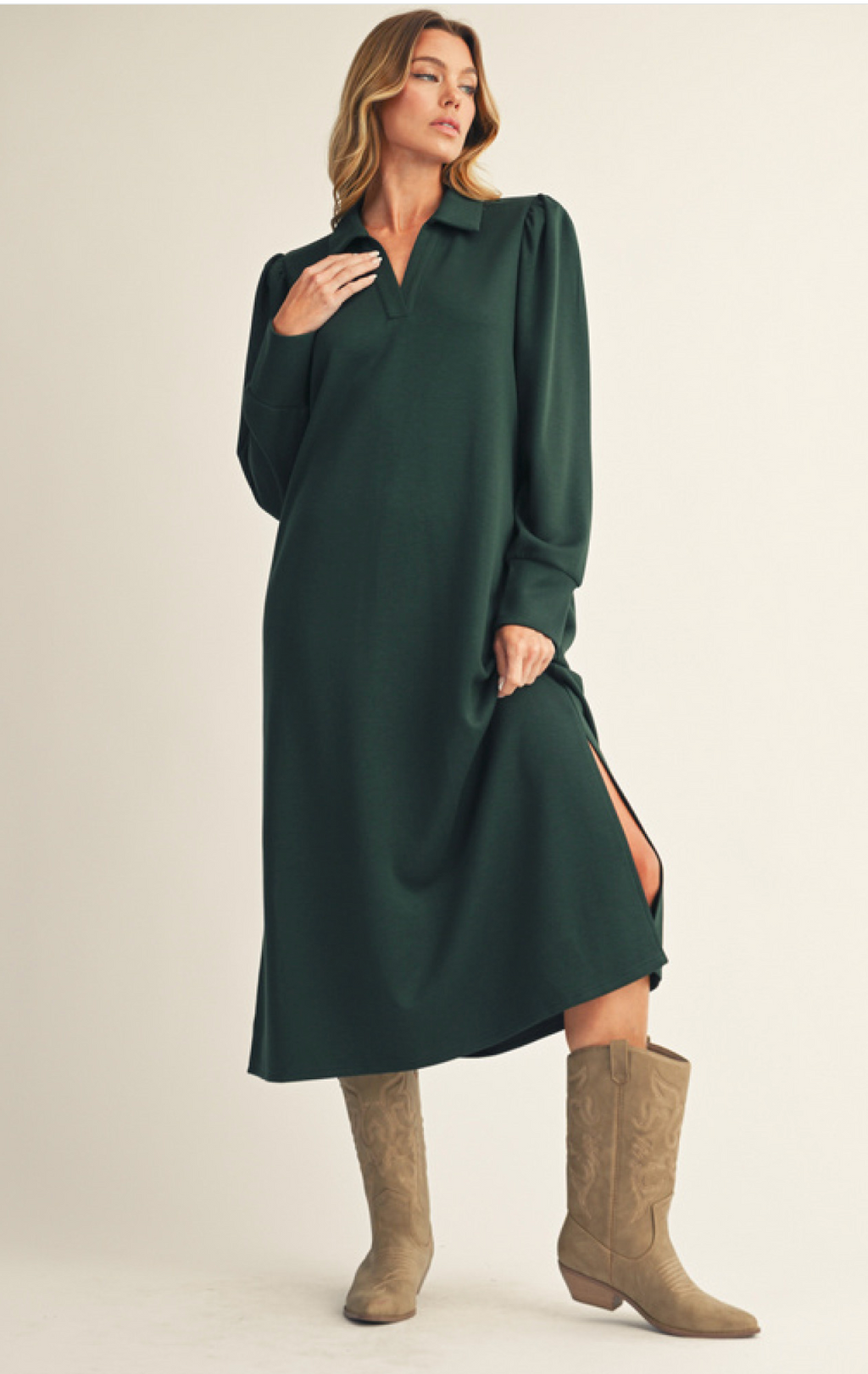 "Paris" Luxe Knit Midi Dress, 2 colors