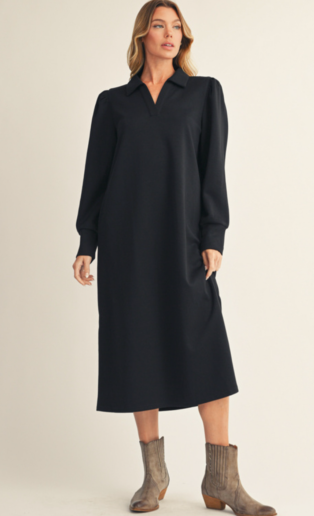 "Paris" Luxe Knit Midi Dress, 2 colors