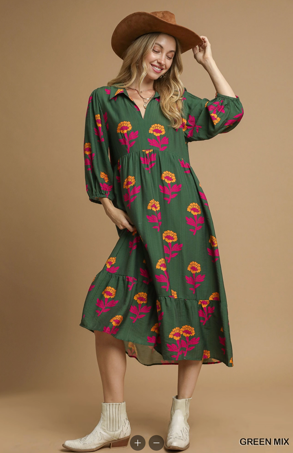 "Sunflower" Midi Dress