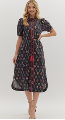 "Naomi" Midi Dress - The Katie Grace Boutique