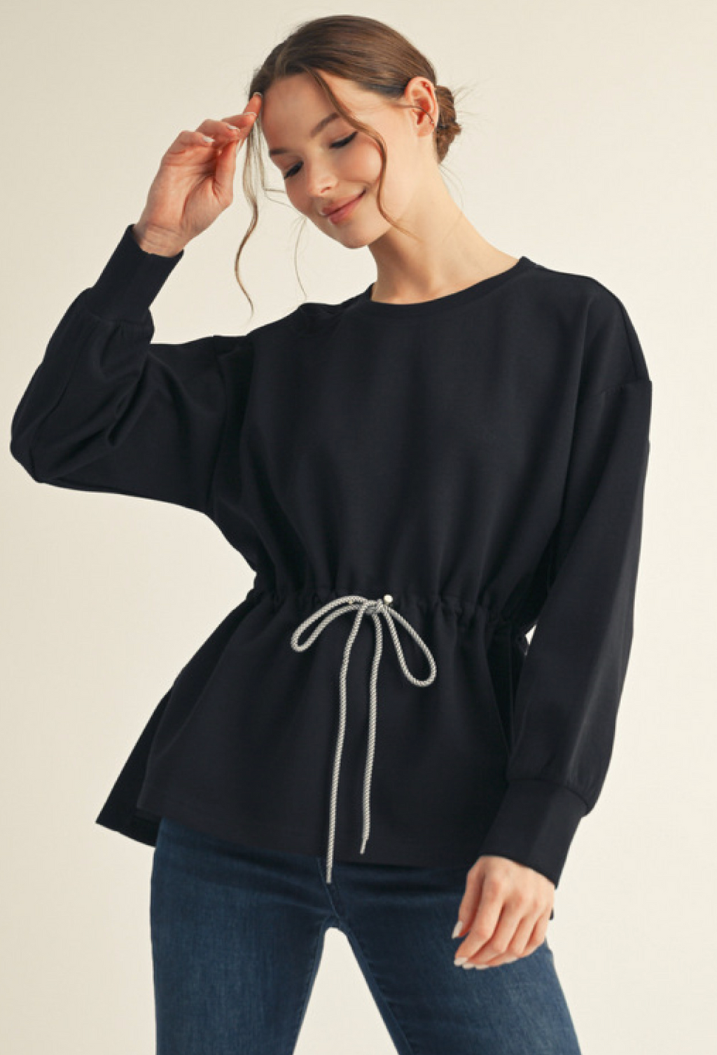 "Tara" Drawstring Top