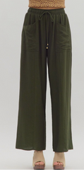 "Evelyn" Pants, Black - The Katie Grace Boutique