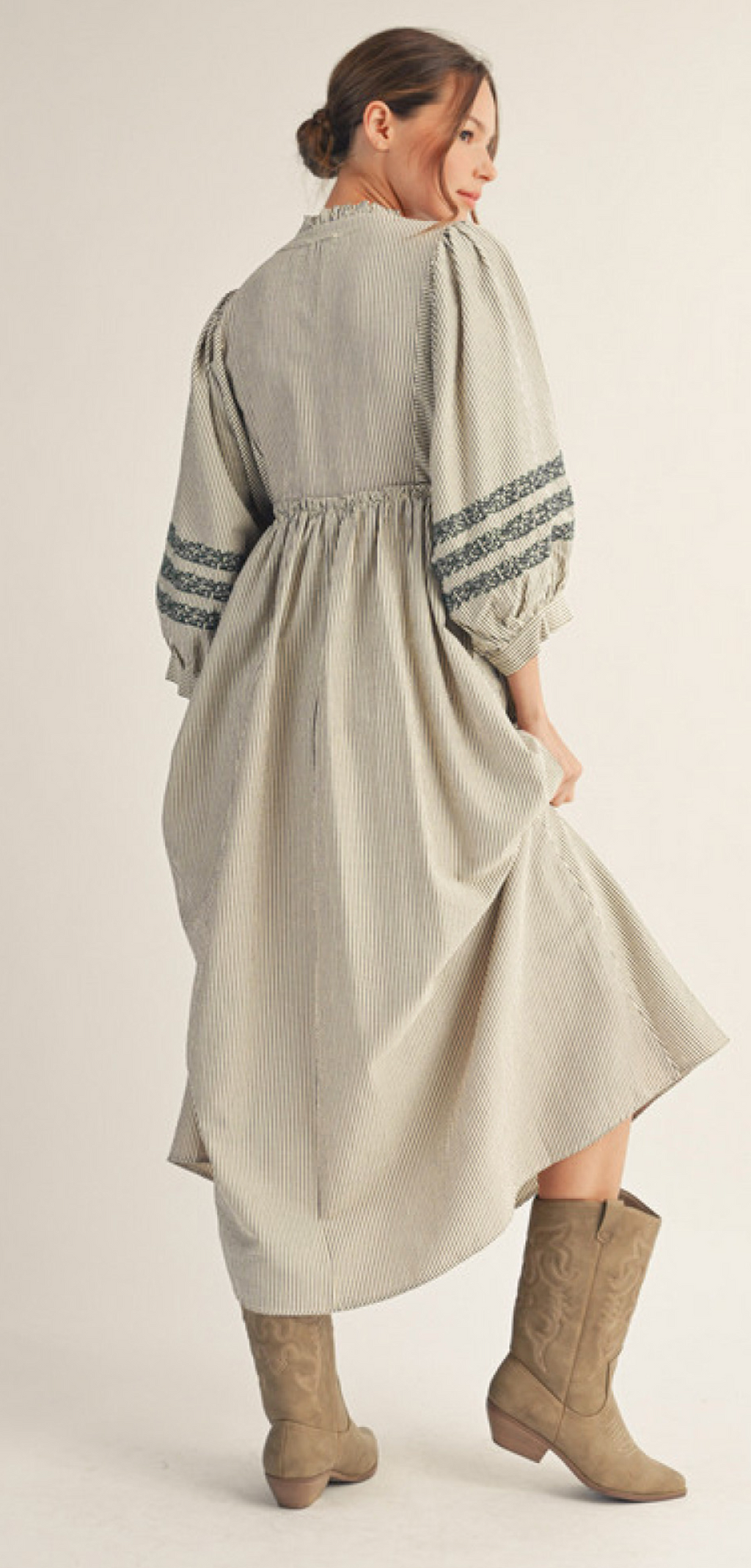 "Kelsie" Embroidered Dress