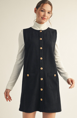 "Sharla" Suede Shift Dress, 2 colors - The Katie Grace Boutique