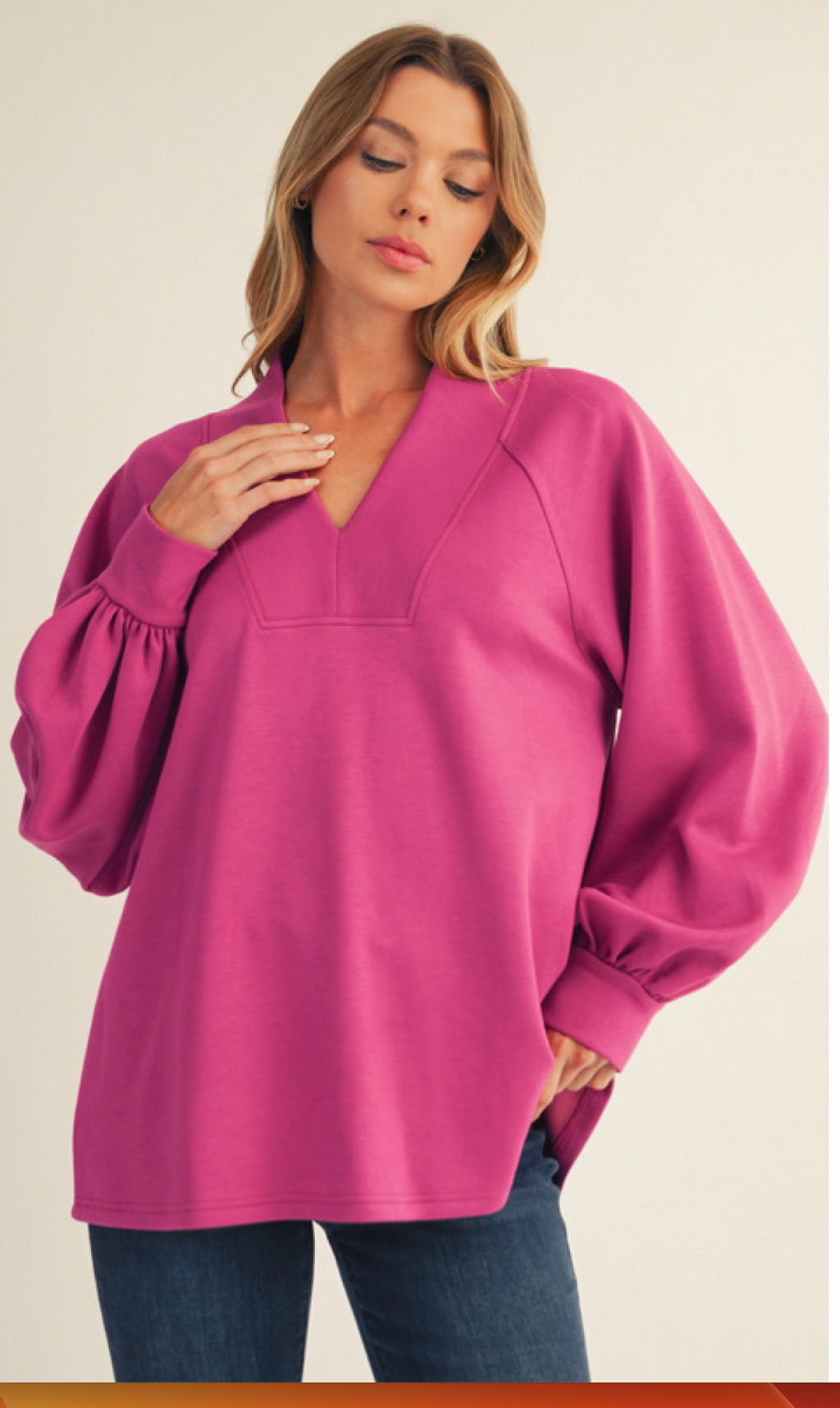 "Destiny" V Neck Luxe Knit, 3 colors