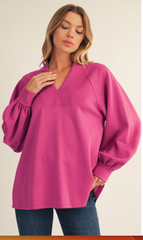 "Destiny" V Neck Luxe Knit, 3 colors - The Katie Grace Boutique