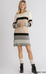 "Melody" Sweater Dress - The Katie Grace Boutique