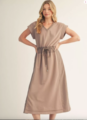 "Calista" Midi Dress - The Katie Grace Boutique