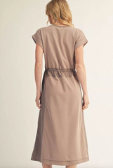 "Calista" Midi Dress - The Katie Grace Boutique