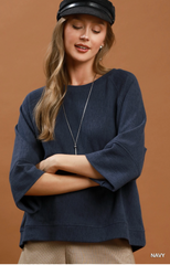 "Nova" Textured Top