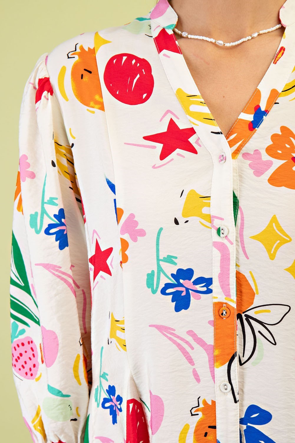 "Tanya" Fruit Motif Dress - The Katie Grace Boutique