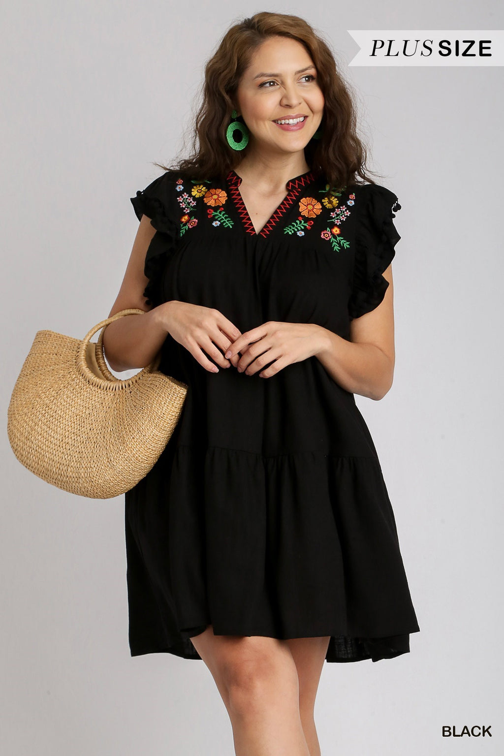 "Gracen" Embroidered Dress, 2 colors