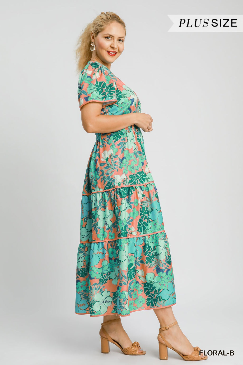 "Trista" Floral Dress - The Katie Grace Boutique