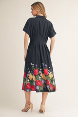 "Tanya" Pintuck Dress