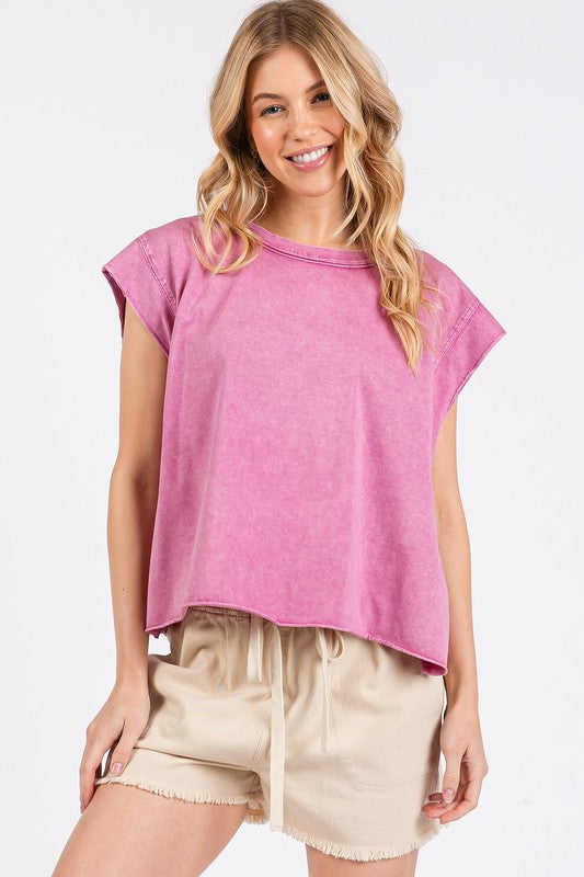 "Milly" Boxy Fit Top, 2 colors - The Katie Grace Boutique