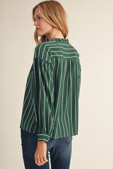 "Kelly" Striped Blouse
