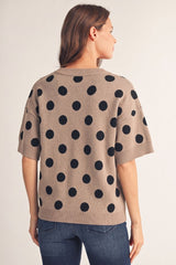 "Jana" Polka Sweater, 2-2XL