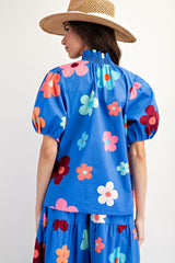 "Sheena" Floral Top, 2 colors - The Katie Grace Boutique