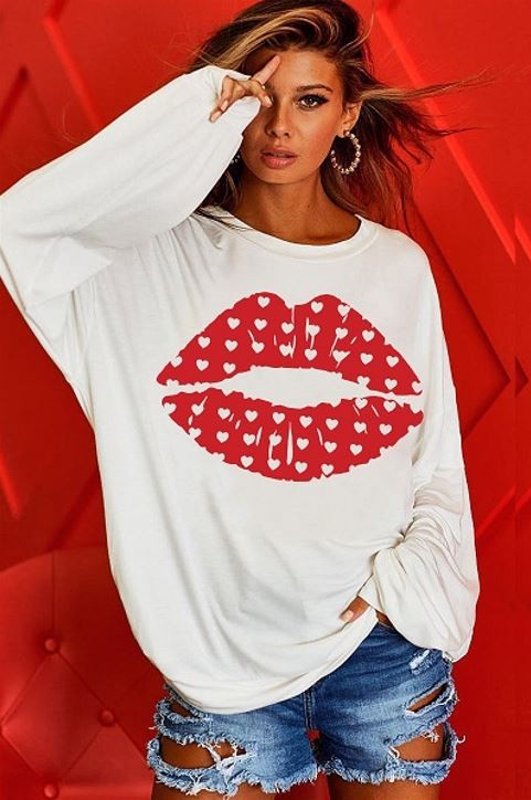 Lip T Shirt Pullover