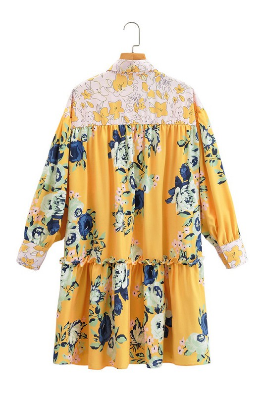 "Zinnia" Floral Tunic Dress