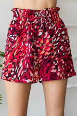 "Vicky" Elastic Waist Shorts - The Katie Grace Boutique