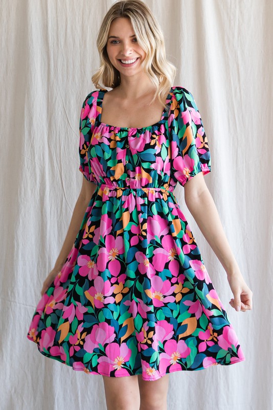 Last One! “Mandi" Floral Dress