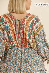 LAST ONE! "Carmen" Ruffled Hem Midi Dress - The Katie Grace Boutique