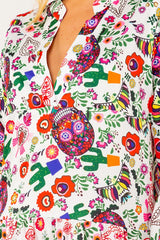 "Patti" Skull Candy Maxi Dress - The Katie Grace Boutique