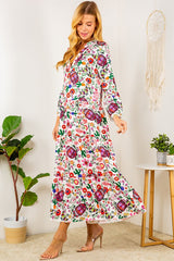 "Patti" Skull Candy Maxi Dress - The Katie Grace Boutique