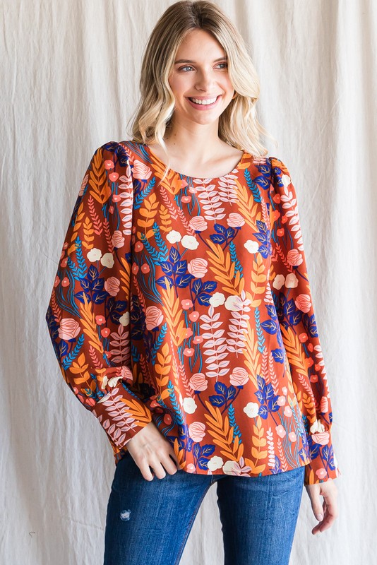 "Loey" Floral Blouse