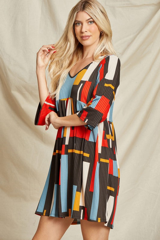 SALE! "Harlow" Ribbed Dress - The Katie Grace Boutique