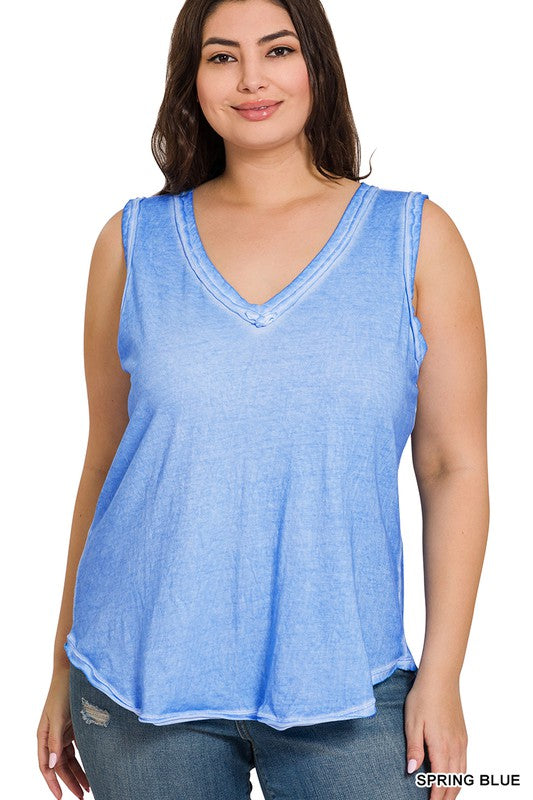 SALE!! "Valerie" Mineral Washed Top