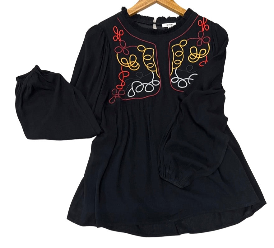 Restocked! "Carys" Embroidered Blouse
