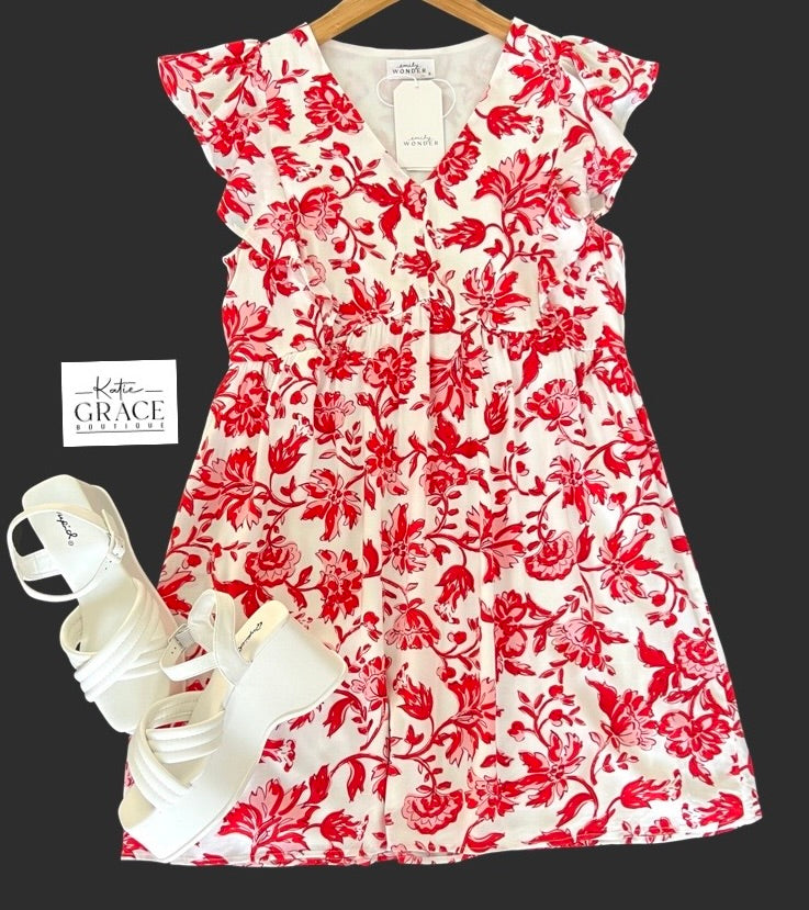 Last One! “Piper" Floral Dress