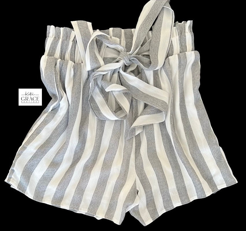 "Gwen" Striped Shorts