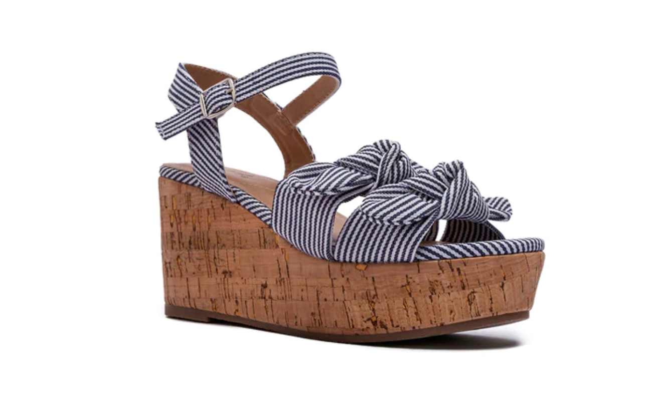 Mia callista braided strap top sandal